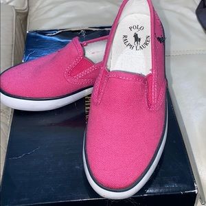 ✨💗✨RALPH LAUREN POLO SLIP ON STACEY SNEAKERS ✨💗✨